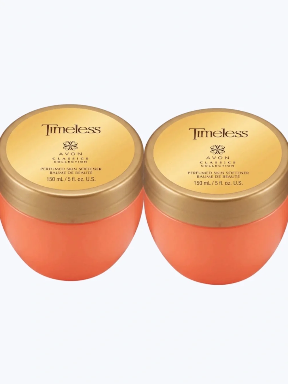 AVON Timeless 5.0 Fluid Ounces Perfumed Skin Softener Duo Set